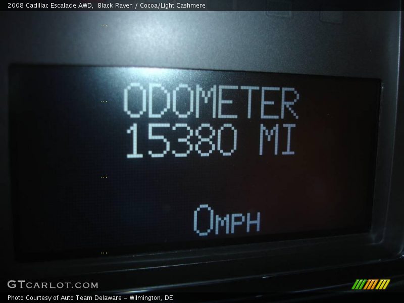 Black Raven / Cocoa/Light Cashmere 2008 Cadillac Escalade AWD