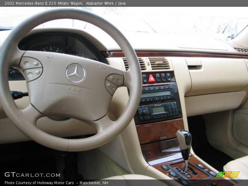 Alabaster White / Java 2002 Mercedes-Benz E 320 4Matic Wagon
