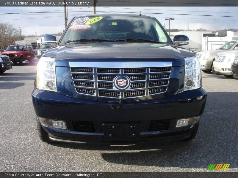 Blue Chip / Ebony 2008 Cadillac Escalade AWD
