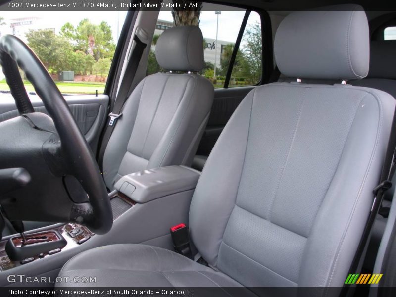 Brilliant Silver Metallic / Ash 2002 Mercedes-Benz ML 320 4Matic