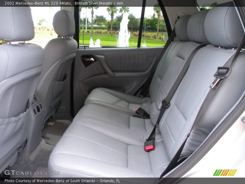 Brilliant Silver Metallic / Ash 2002 Mercedes-Benz ML 320 4Matic