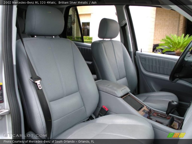 Brilliant Silver Metallic / Ash 2002 Mercedes-Benz ML 320 4Matic