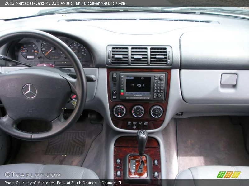 Brilliant Silver Metallic / Ash 2002 Mercedes-Benz ML 320 4Matic