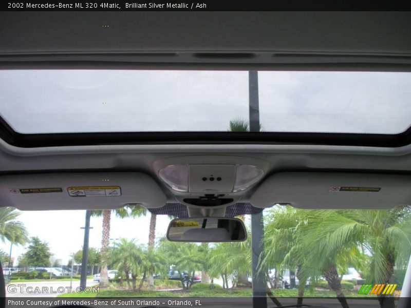 Brilliant Silver Metallic / Ash 2002 Mercedes-Benz ML 320 4Matic