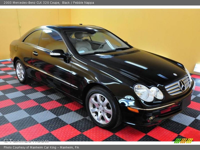 Black / Pebble Nappa 2003 Mercedes-Benz CLK 320 Coupe