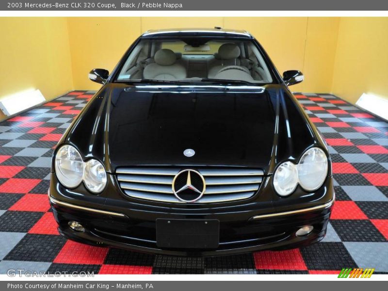 Black / Pebble Nappa 2003 Mercedes-Benz CLK 320 Coupe