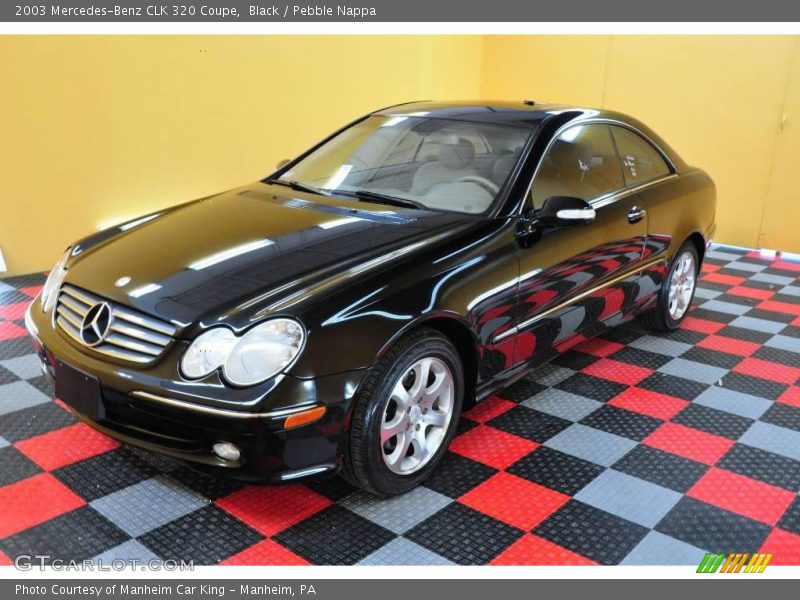 Black / Pebble Nappa 2003 Mercedes-Benz CLK 320 Coupe