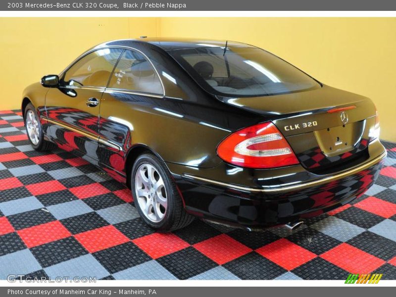Black / Pebble Nappa 2003 Mercedes-Benz CLK 320 Coupe