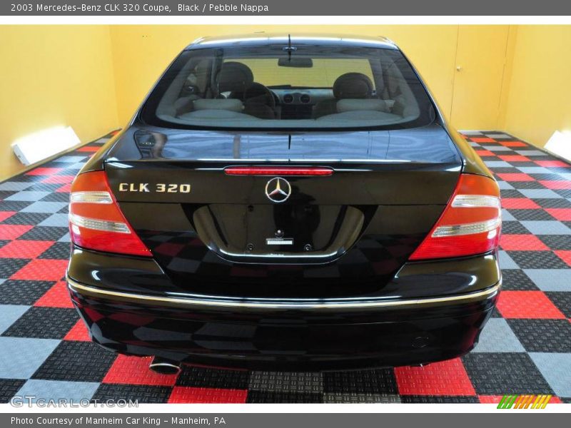 Black / Pebble Nappa 2003 Mercedes-Benz CLK 320 Coupe