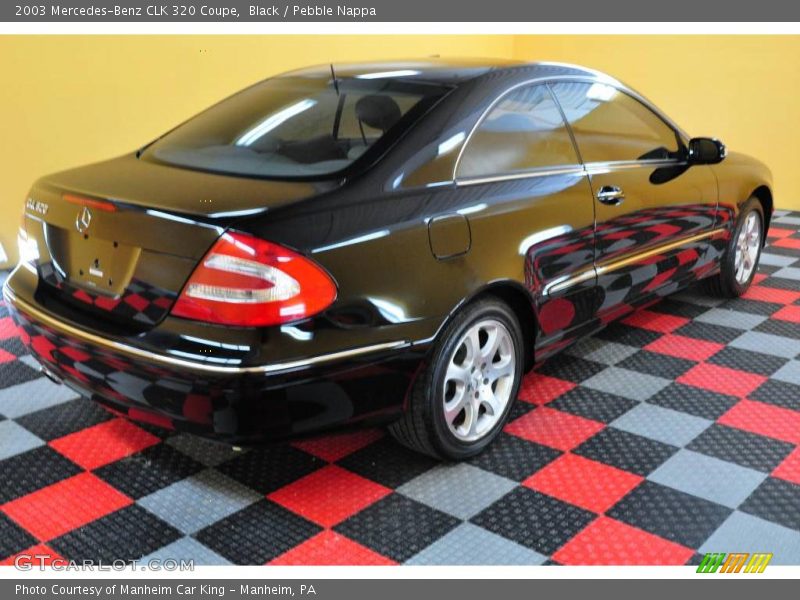 Black / Pebble Nappa 2003 Mercedes-Benz CLK 320 Coupe