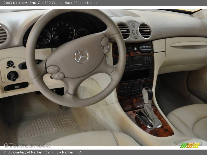 Black / Pebble Nappa 2003 Mercedes-Benz CLK 320 Coupe