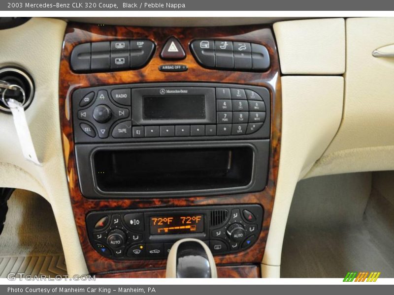 Black / Pebble Nappa 2003 Mercedes-Benz CLK 320 Coupe