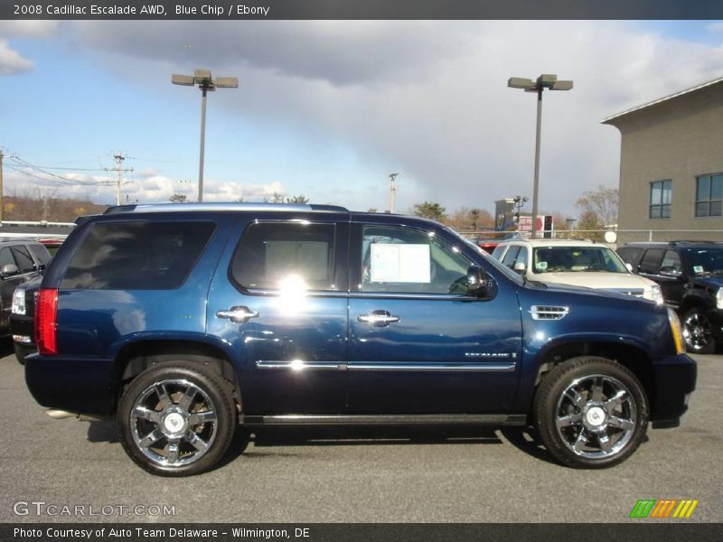 Blue Chip / Ebony 2008 Cadillac Escalade AWD