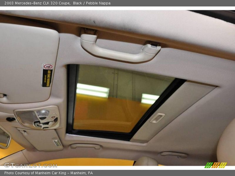 Black / Pebble Nappa 2003 Mercedes-Benz CLK 320 Coupe