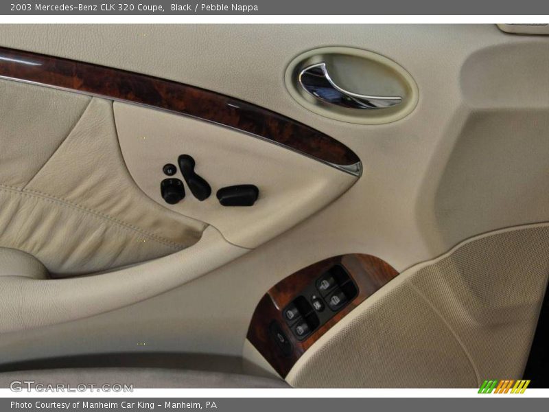 Black / Pebble Nappa 2003 Mercedes-Benz CLK 320 Coupe