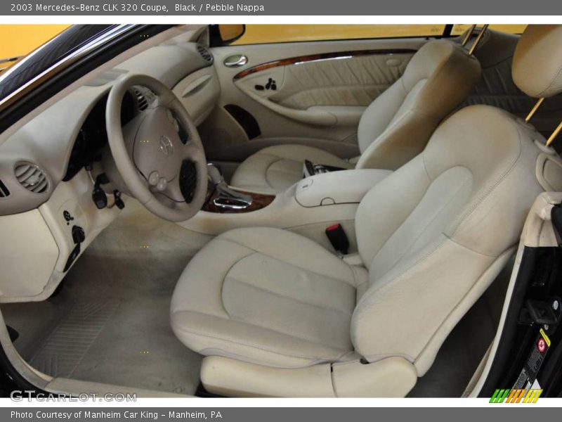 Black / Pebble Nappa 2003 Mercedes-Benz CLK 320 Coupe