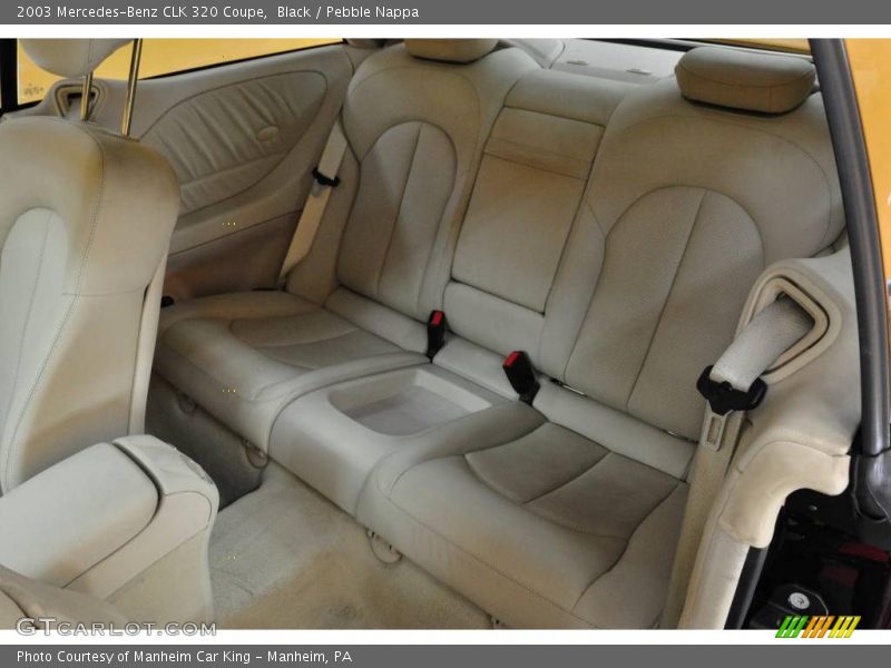 Black / Pebble Nappa 2003 Mercedes-Benz CLK 320 Coupe