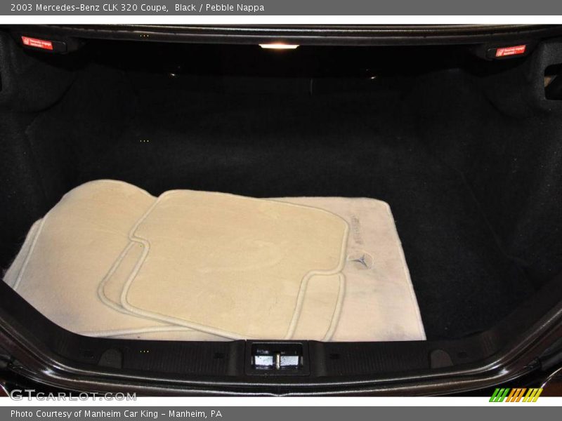 Black / Pebble Nappa 2003 Mercedes-Benz CLK 320 Coupe