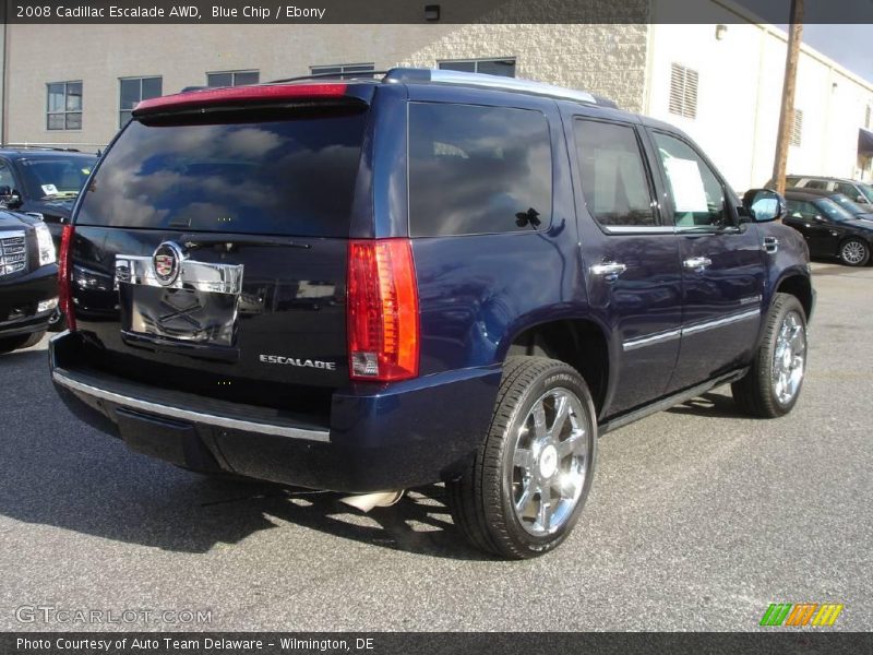 Blue Chip / Ebony 2008 Cadillac Escalade AWD