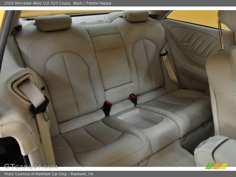 Black / Pebble Nappa 2003 Mercedes-Benz CLK 320 Coupe