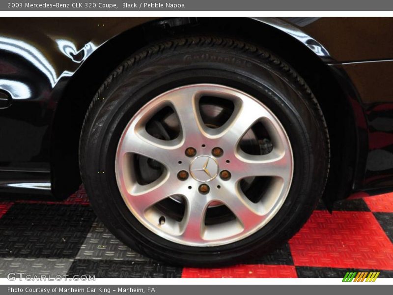 Black / Pebble Nappa 2003 Mercedes-Benz CLK 320 Coupe