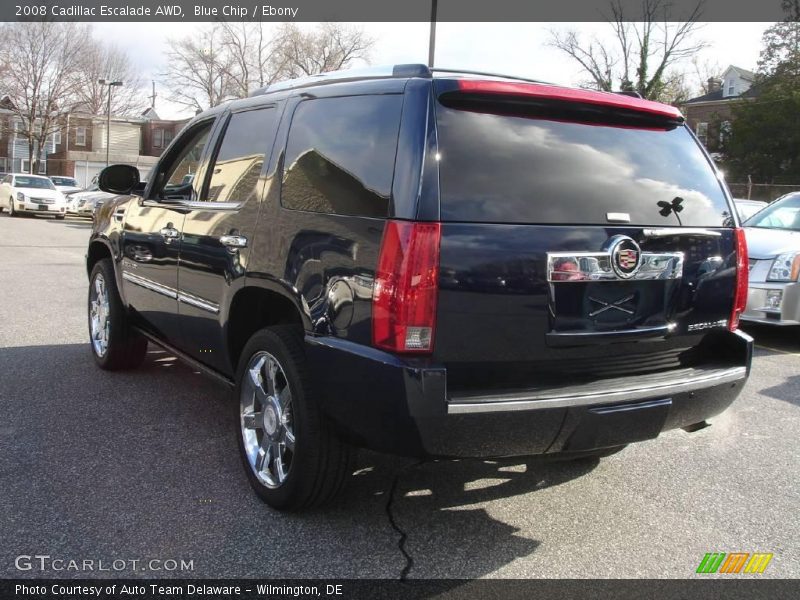 Blue Chip / Ebony 2008 Cadillac Escalade AWD