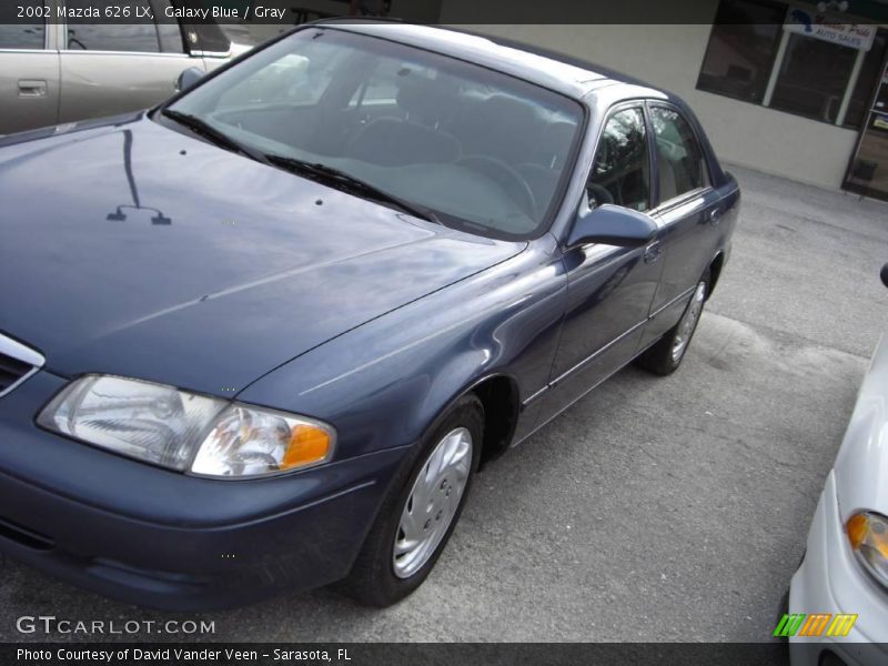 Galaxy Blue / Gray 2002 Mazda 626 LX