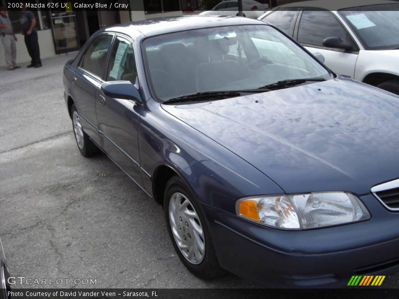 Galaxy Blue / Gray 2002 Mazda 626 LX