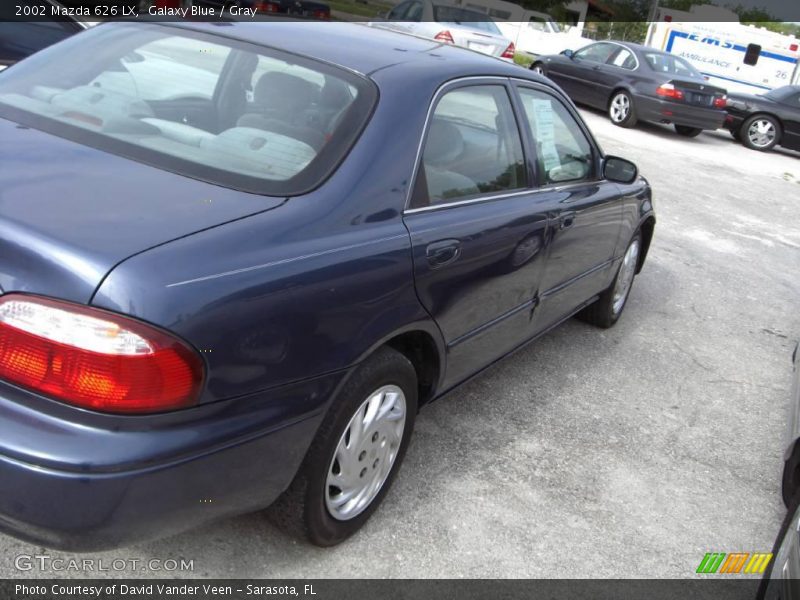 Galaxy Blue / Gray 2002 Mazda 626 LX