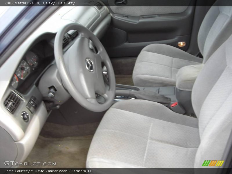 Galaxy Blue / Gray 2002 Mazda 626 LX