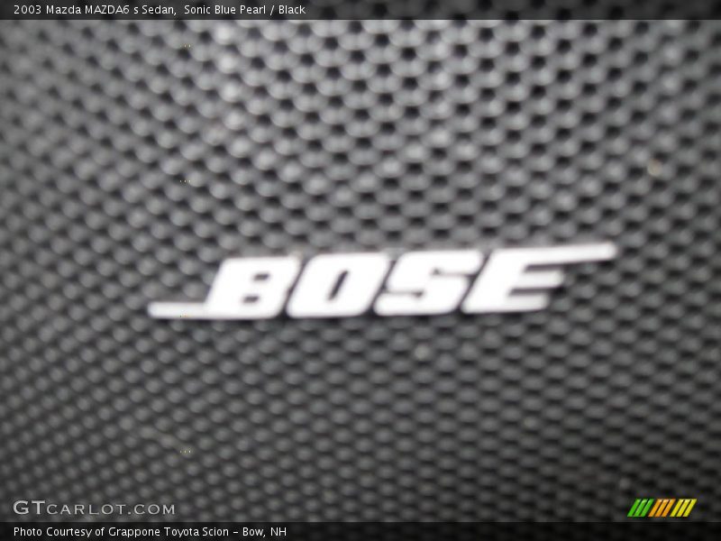 Sonic Blue Pearl / Black 2003 Mazda MAZDA6 s Sedan