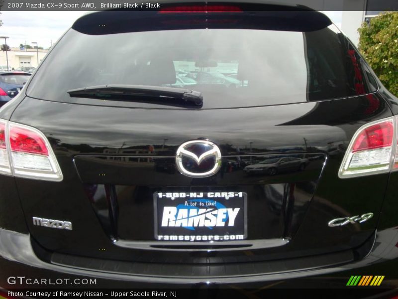 Brilliant Black / Black 2007 Mazda CX-9 Sport AWD