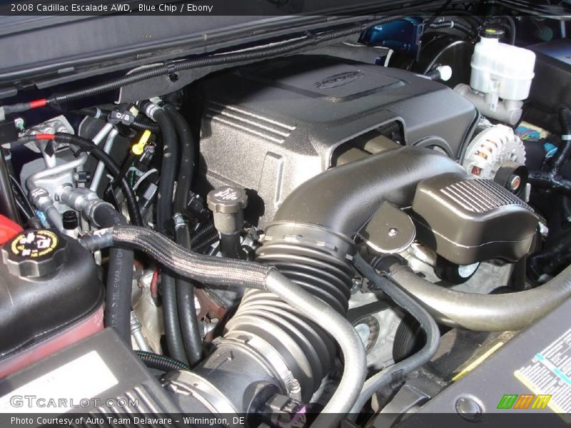 Blue Chip / Ebony 2008 Cadillac Escalade AWD