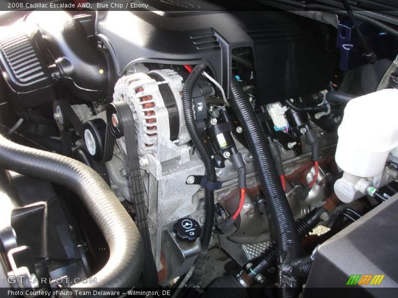 Blue Chip / Ebony 2008 Cadillac Escalade AWD