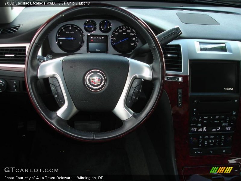 Blue Chip / Ebony 2008 Cadillac Escalade AWD