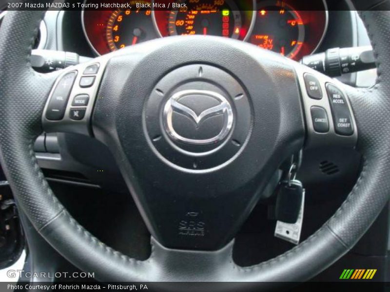 Black Mica / Black 2007 Mazda MAZDA3 s Touring Hatchback