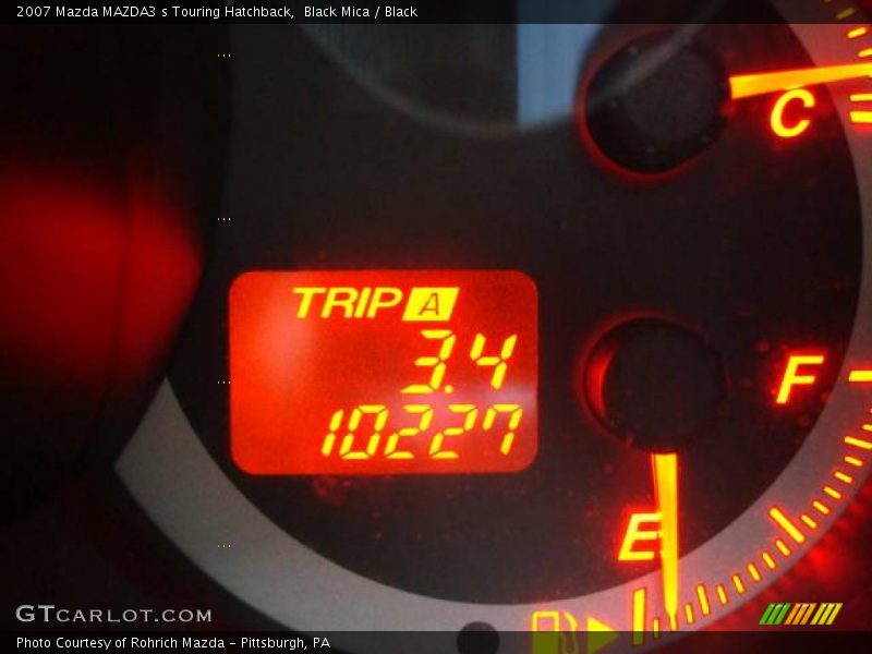 Black Mica / Black 2007 Mazda MAZDA3 s Touring Hatchback
