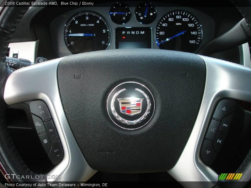 Blue Chip / Ebony 2008 Cadillac Escalade AWD
