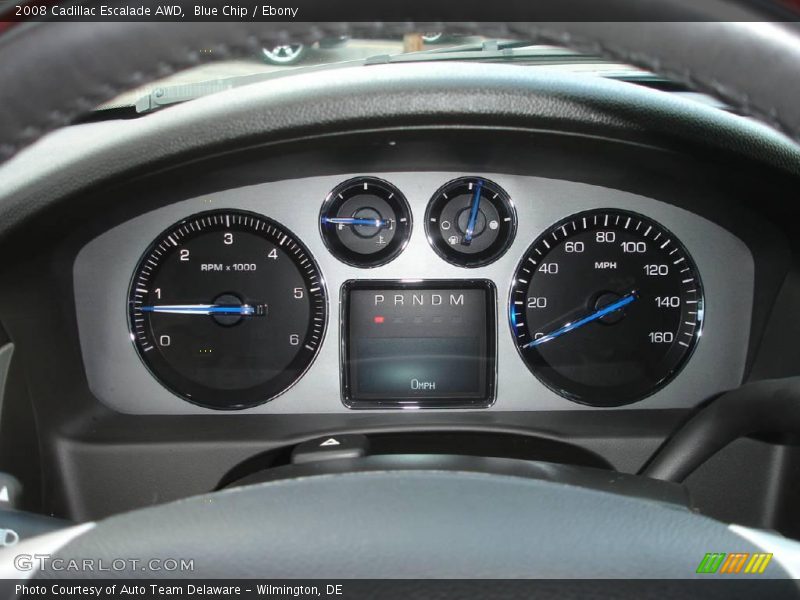 Blue Chip / Ebony 2008 Cadillac Escalade AWD
