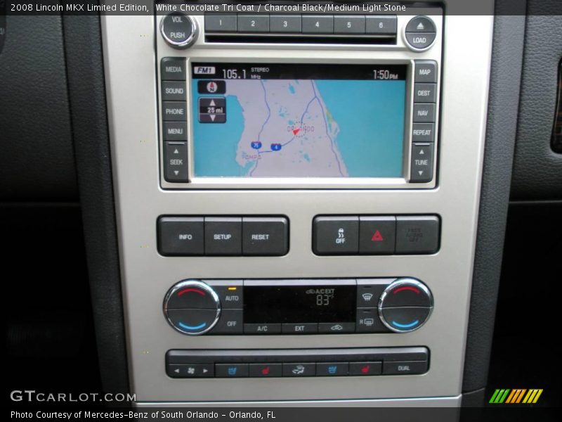 White Chocolate Tri Coat / Charcoal Black/Medium Light Stone 2008 Lincoln MKX Limited Edition