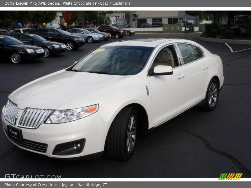 White Chocolate Tri-Coat / Cashmere 2009 Lincoln MKS AWD Sedan