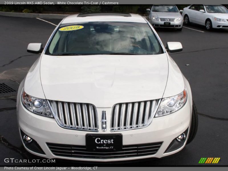 White Chocolate Tri-Coat / Cashmere 2009 Lincoln MKS AWD Sedan