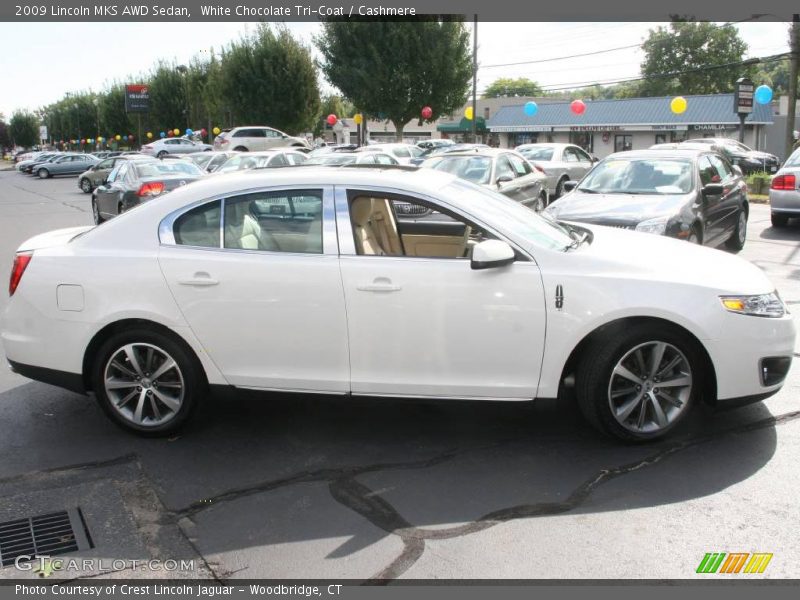 White Chocolate Tri-Coat / Cashmere 2009 Lincoln MKS AWD Sedan