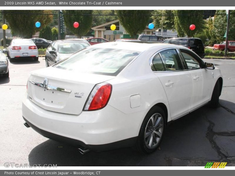 White Chocolate Tri-Coat / Cashmere 2009 Lincoln MKS AWD Sedan