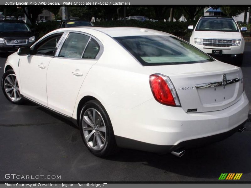 White Chocolate Tri-Coat / Cashmere 2009 Lincoln MKS AWD Sedan