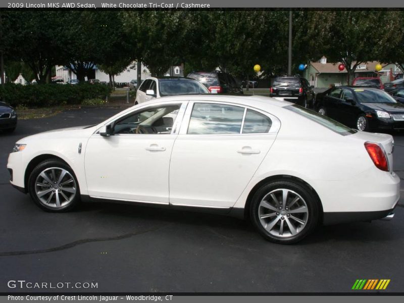 White Chocolate Tri-Coat / Cashmere 2009 Lincoln MKS AWD Sedan