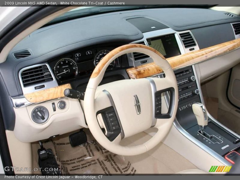 White Chocolate Tri-Coat / Cashmere 2009 Lincoln MKS AWD Sedan