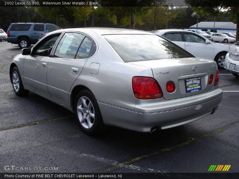 Millennium Silver Metallic / Black 2002 Lexus GS 300