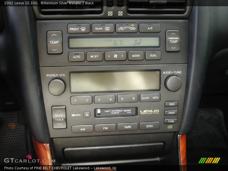 Millennium Silver Metallic / Black 2002 Lexus GS 300