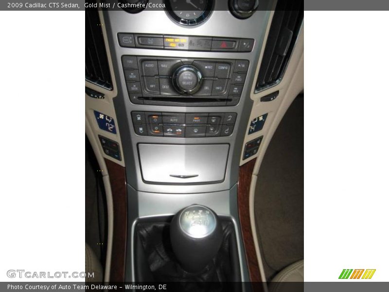 Gold Mist / Cashmere/Cocoa 2009 Cadillac CTS Sedan